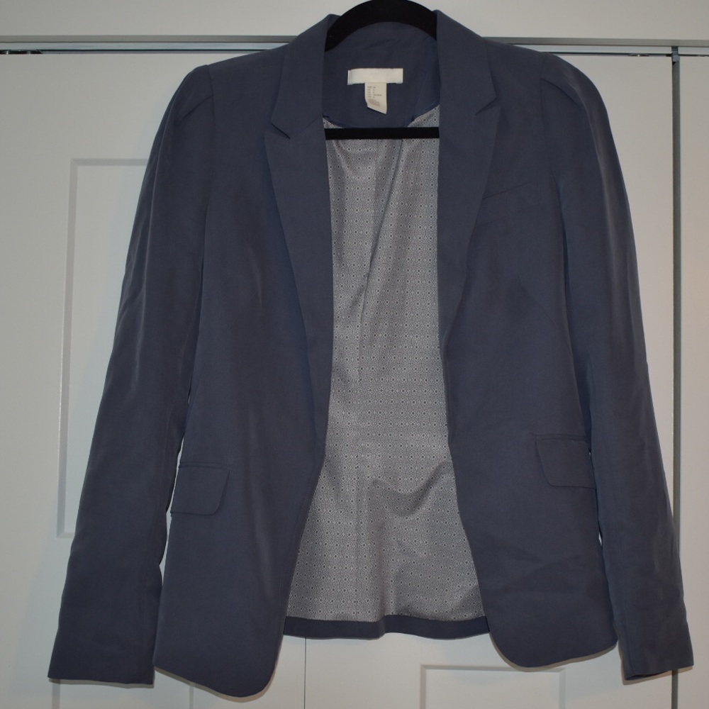 H&M slate blazer size 4